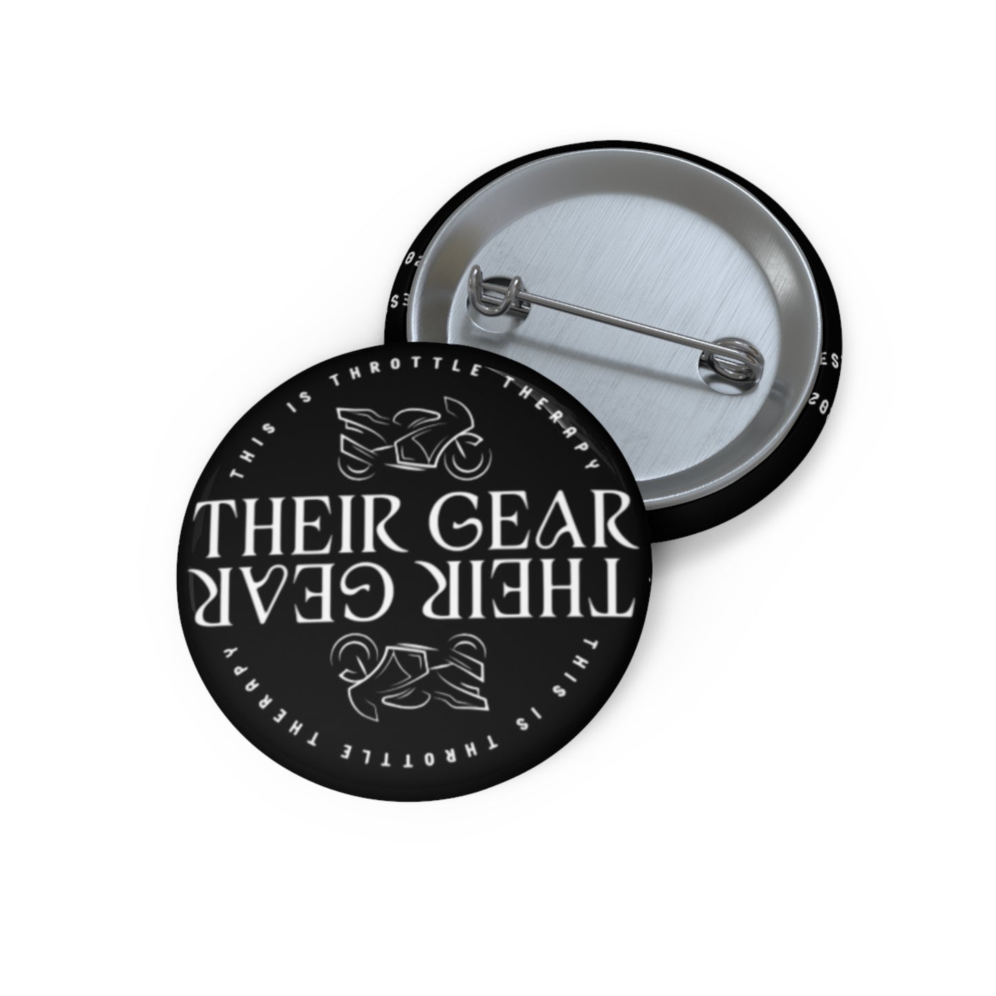 Motorcycle Pin Buttons