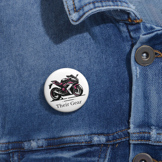 Motorcycle Pin Buttons